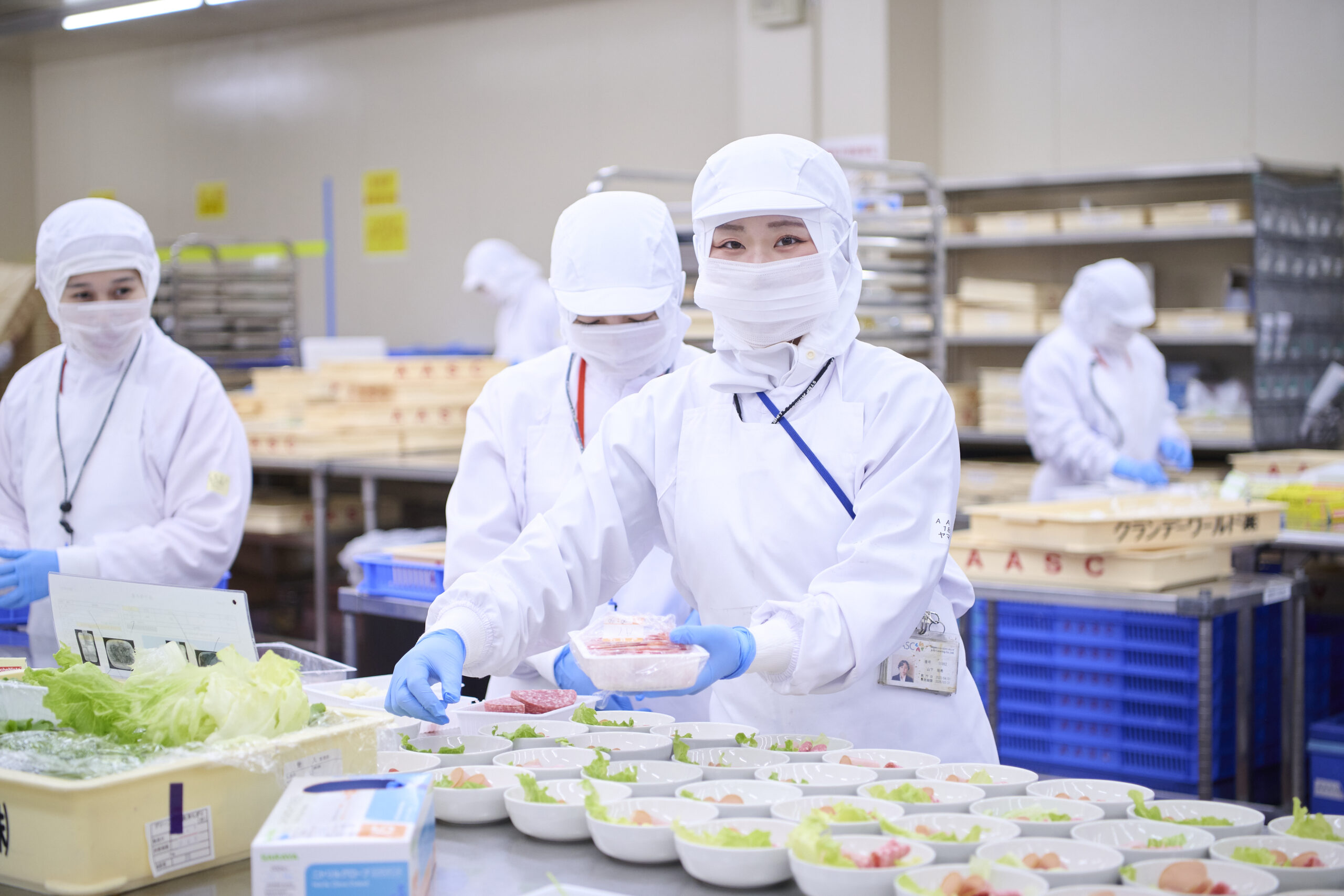 機内食の生産管理