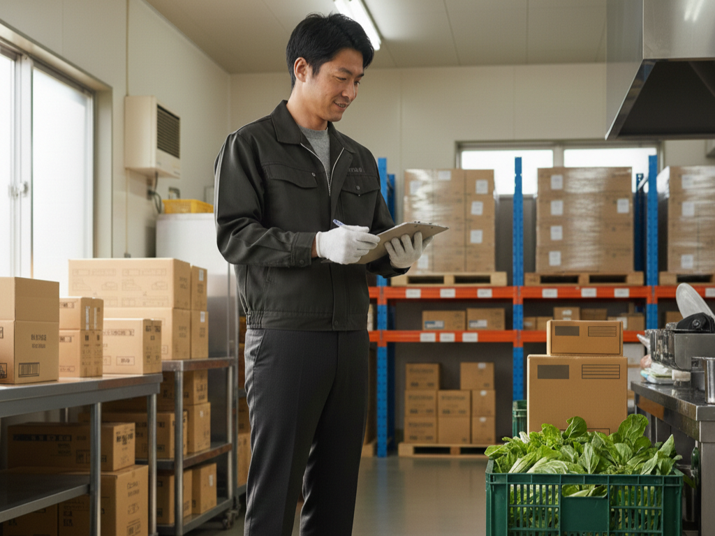 食材等の調達、仕入れ